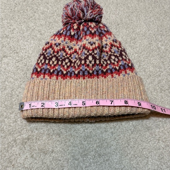 NWT Free People First Frost  Fair Isle Knit Beanie Women Fall Winter One Size - Picture 5 of 6